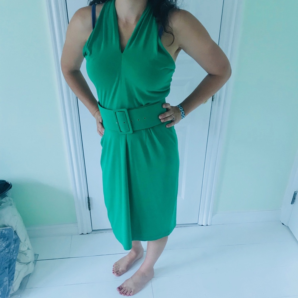 David Meister Kelly green dress - Picture 6 of 7